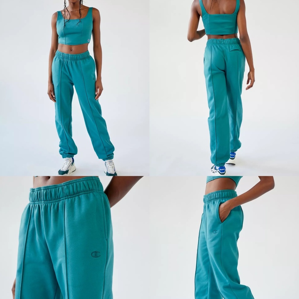 Champion UO Exclusive Classic Oversized Jogger Sweatpant and Cropped Tank Top